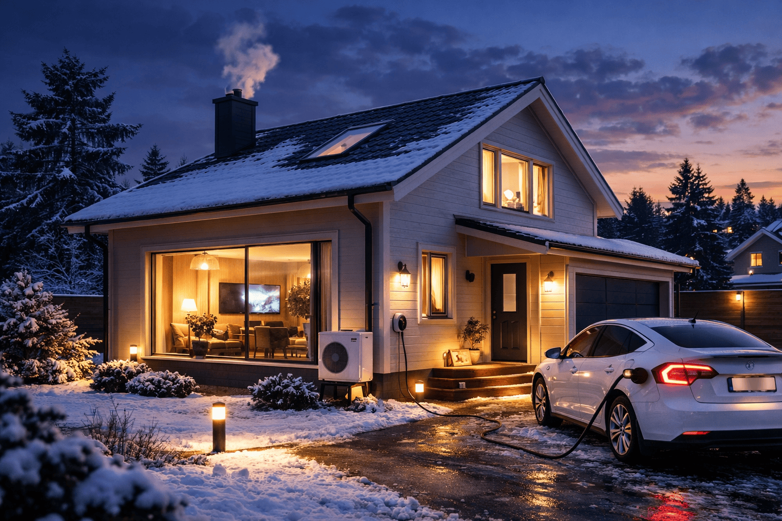 Ett hus som drar mycket ström